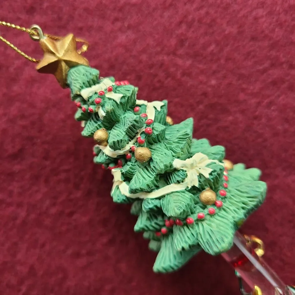 Vintage Avon Gift Collection 1997 Sparkling Icicle Ornament Tree Holiday Decor